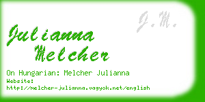 julianna melcher business card